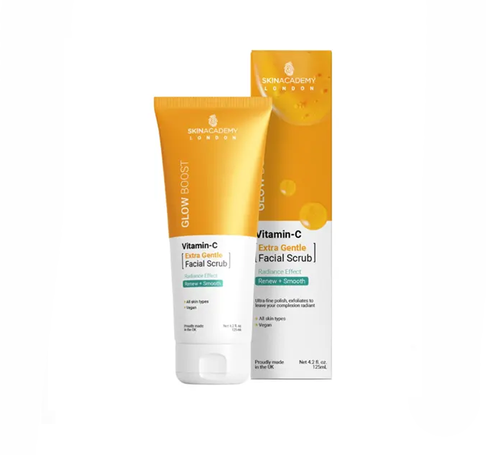 اسکراب ویتامین سی صورت اسکین آکادمی گلو بوست  
