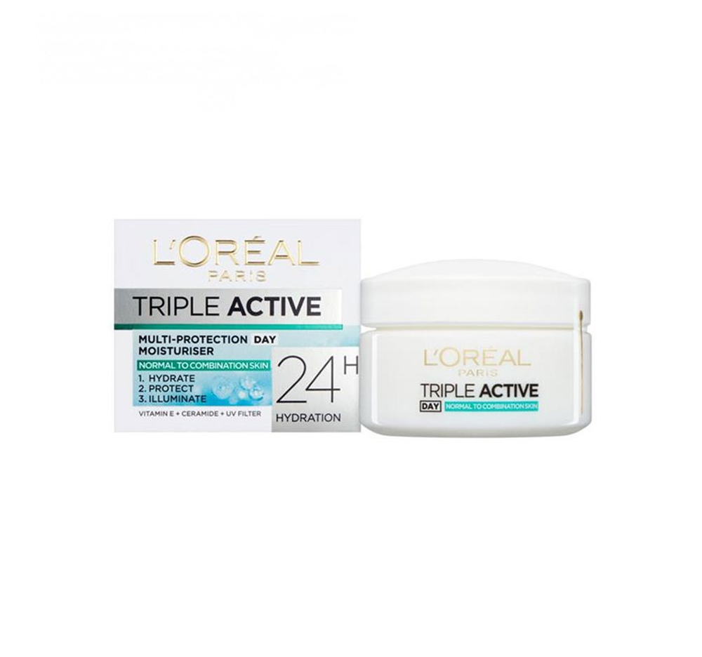 کرم آبرسان 24 ساعته لورال LOREAL TRIPLE ACTION   