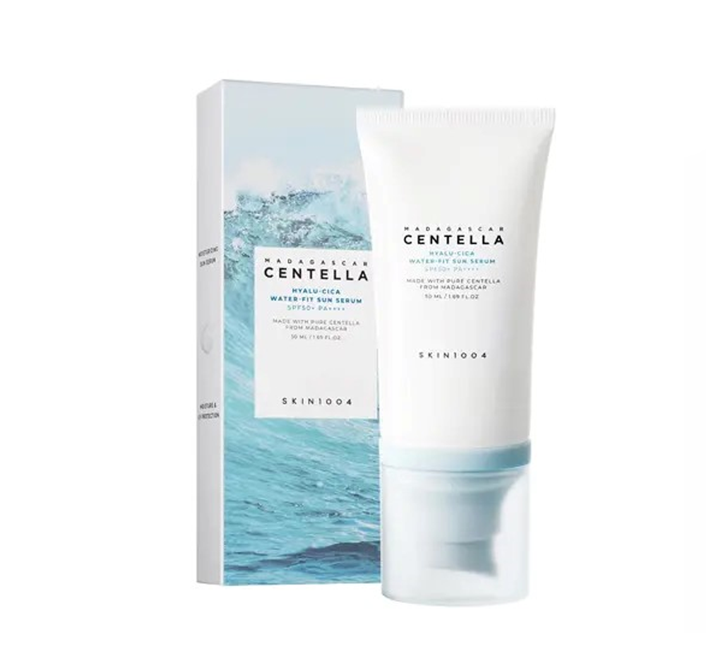 کرم ضد آفتاب تیوپی سنتلا SKIN 1004 مدل بی‌رنگ هیالوسیکا 