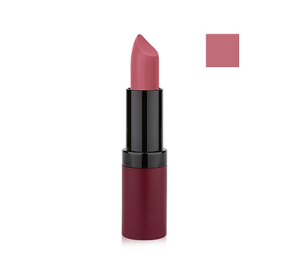 رژ لب گلدن رز مدل Velvet Matte 
