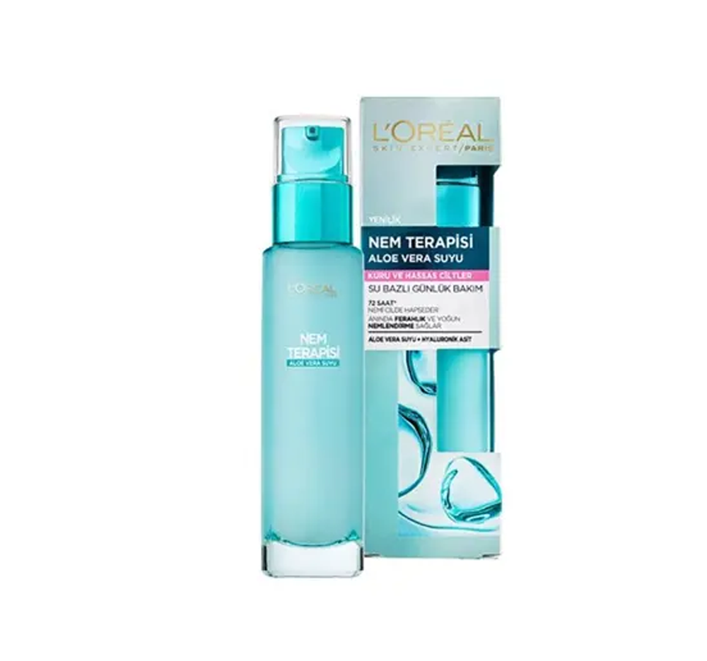 سرم مرطوب‌کننده آب آلوئه‌ورا لورآل مناسب پوست خشک و حساس