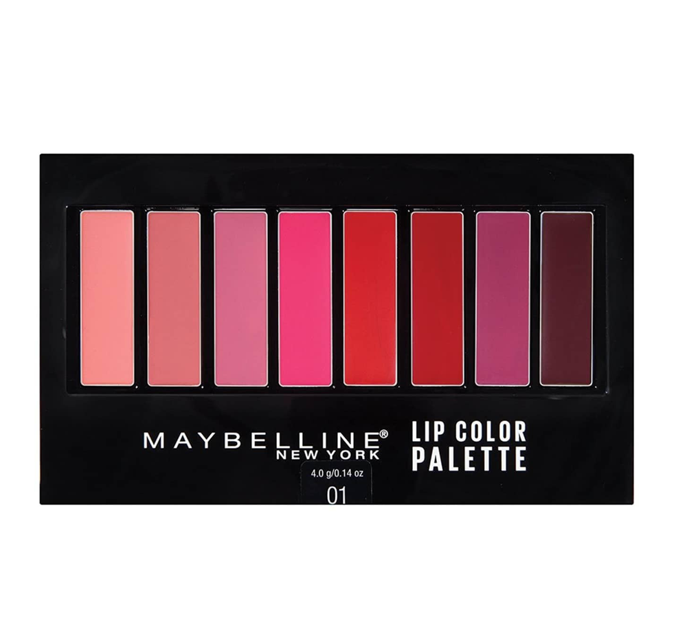 پالت رژ لب ۸ رنگ میبلین 