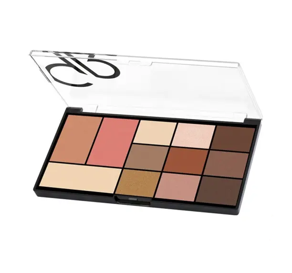 پالت سایه چشم و هایلایتر گلدن رز مدل City Style 