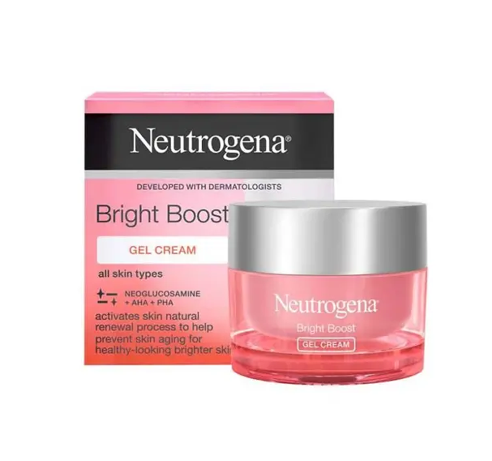 ژل کرم روز روشن‌کننده و ضد چروک نوتروژینا مدل Bright Boost 