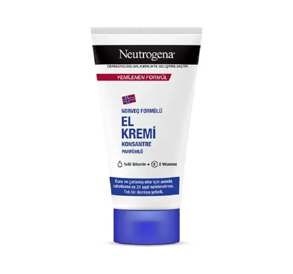 کرم دست تیوپی نوتروژینا برای پوست خشک 50 میل  