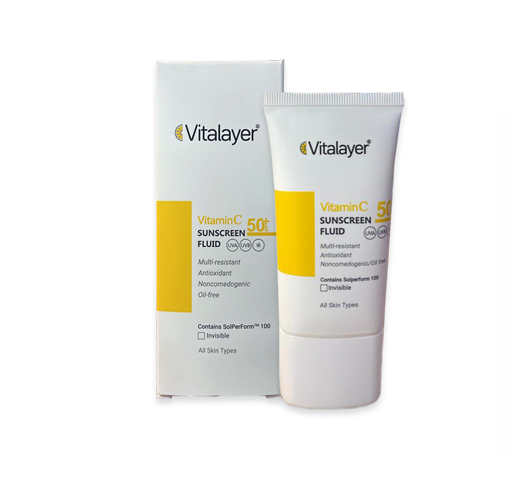 کرم ضد آفتاب ویتالیر SPF50 ویتامین C 