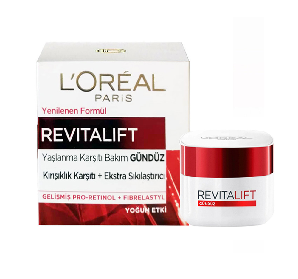 کرم ضدچروک و فرم‌دهنده روز لورآل مدل Revitalift 