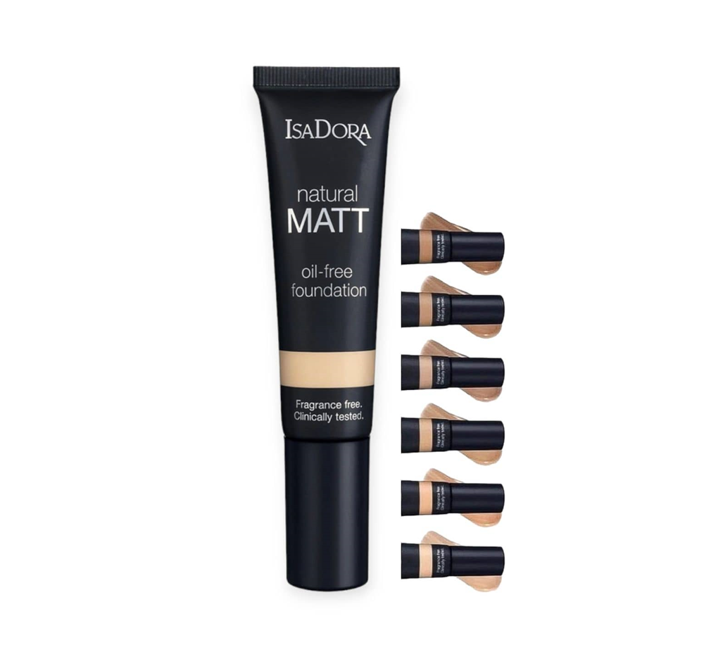 کرم پودر ایزادورا مدل Natural Matt 